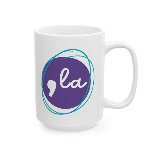 Comma La Purple Mug, (11oz, 15oz)