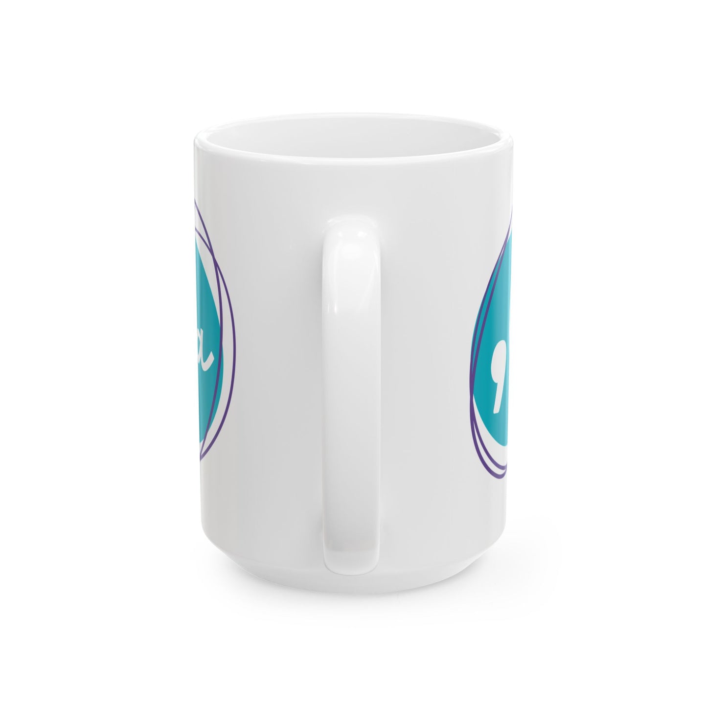 Comma La Teal Mug, (11oz, 15oz)