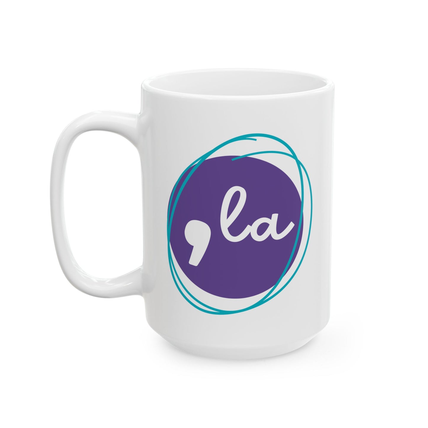 Comma La Purple Mug, (11oz, 15oz)